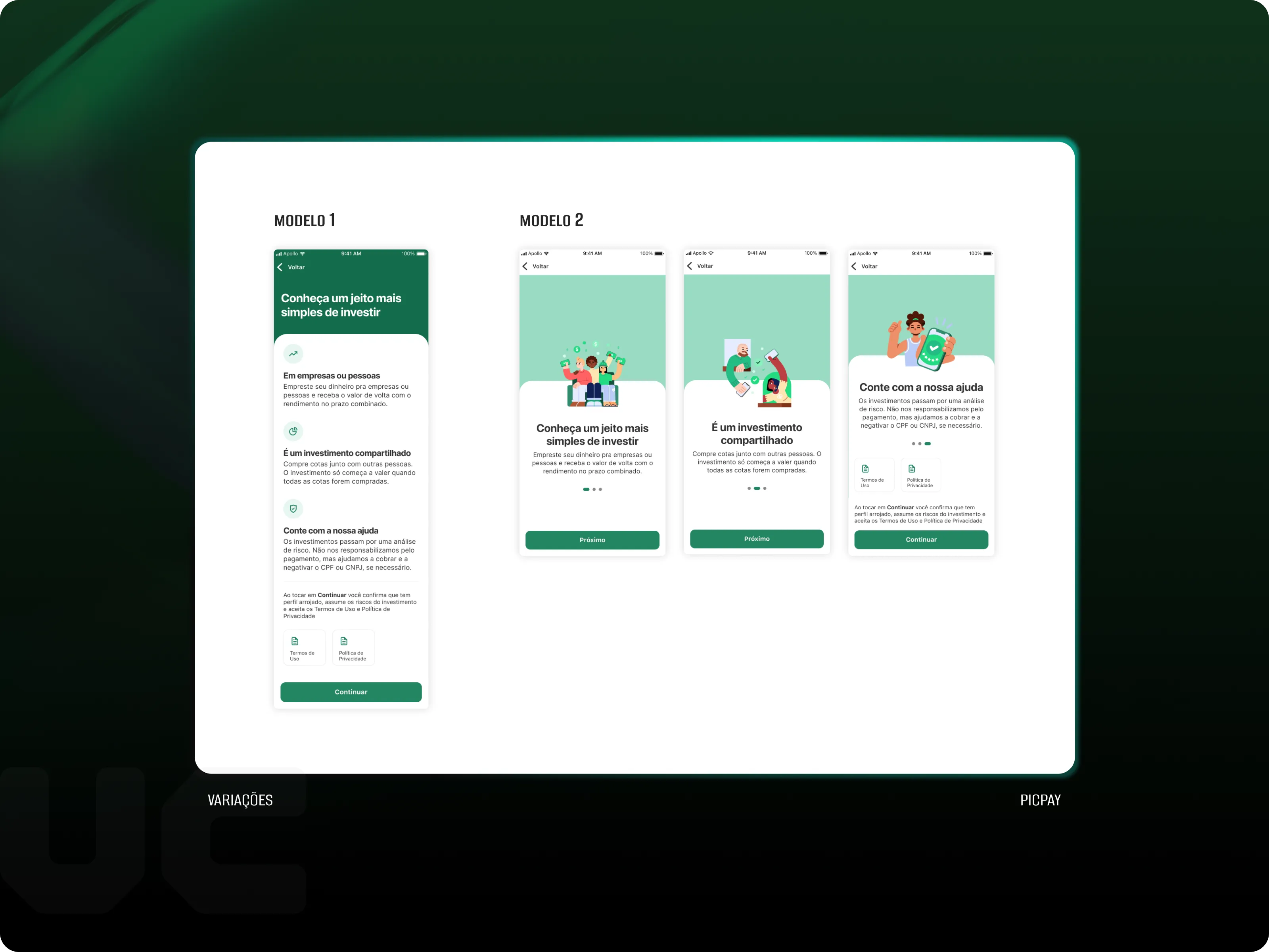 PicPay onboarding — tela 2